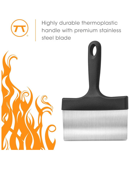 Raspador de Plancha Fox Run Acero Inoxidable 22,86 cm