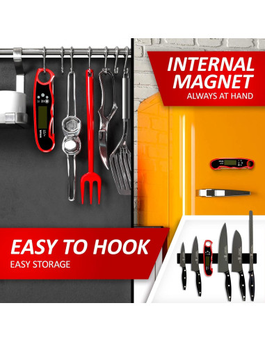 Termómetro Digital Instantáneo Smak DT-68 para Carne 15,6 cm