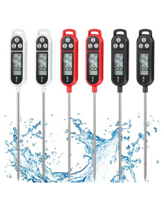 Termómetro de carne digital Copkim 6 piezas sonda 24.5 cm