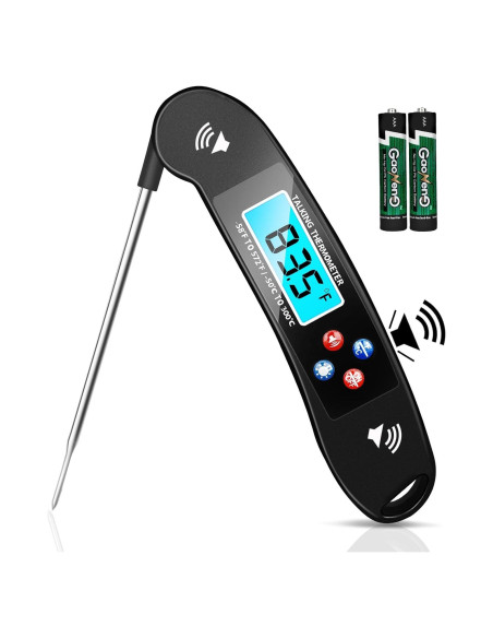 Termómetro Digital Hablante Awaiymi para Ciegos IPX6