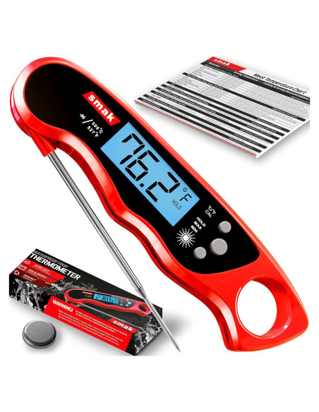 Termómetro Digital para Carne Smak DT-79 Resistente al Agua