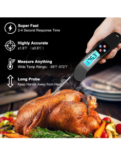 Termómetro Digital Hablante Awaiymi para Ciegos IPX6 2