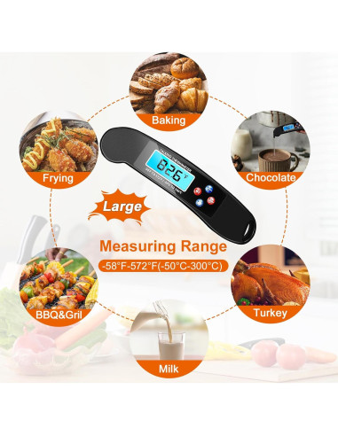 Termómetro Digital Hablante Awaiymi para Ciegos IPX6