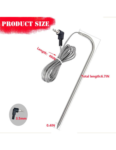 Sonda de Carne Pit Boss FCCUM - Reemplazo 2 Paquetes