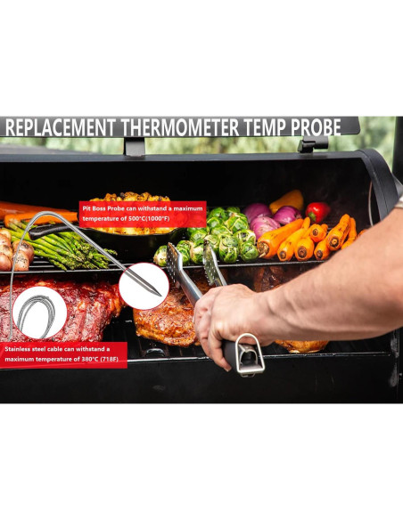 Sonda de Carne Pit Boss FCCUM - Reemplazo 2 Paquetes