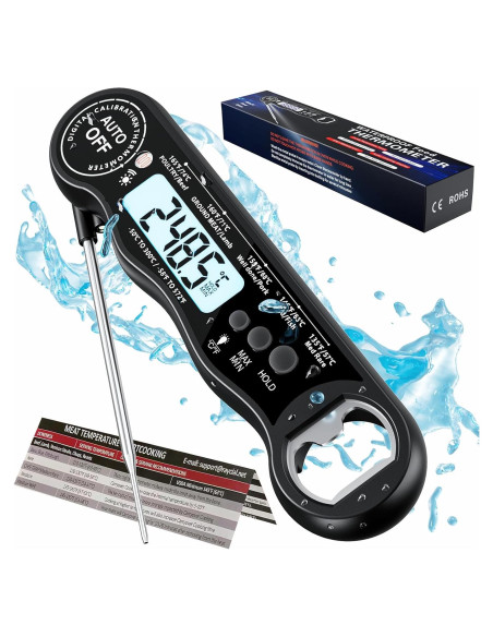 Termómetro Digital de Cocina Kejector FNT001 Sonda Plegable