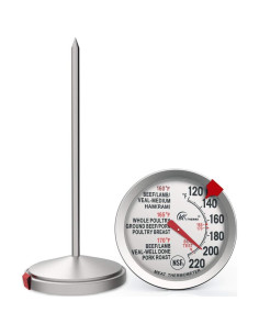 Paquete de 2 Termómetros de Cocina KT THERMO 6,35 cm Inoxidable 2