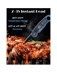 Termómetro Digital de Carne BRAPILOT FT700 Recargable Azul 2