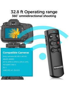 Control Remoto Inalámbrico Hanpusen RMT-P1BT para Cámara Sony 2