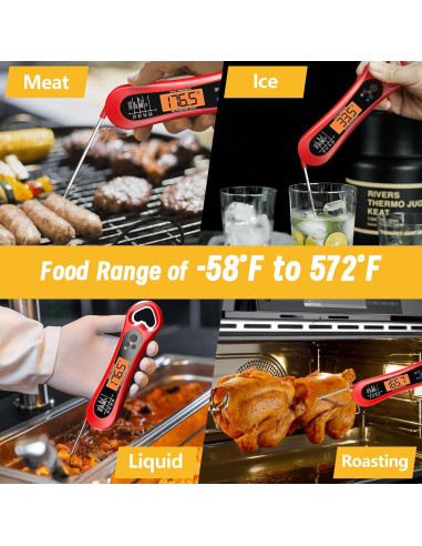 Termómetro Digital de Carne Biison D2 con Abrebotellas