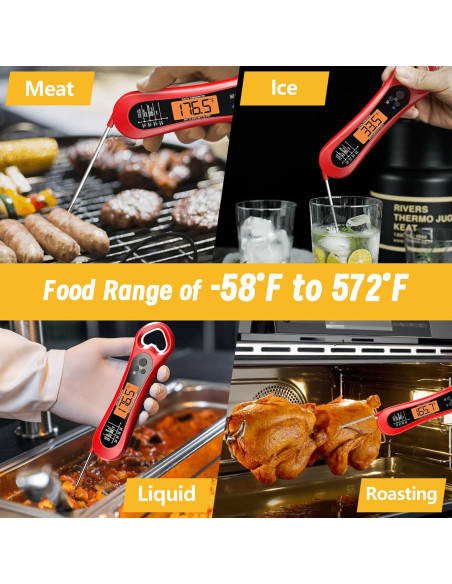 Termómetro Digital de Carne Biison D2 con Abrebotellas