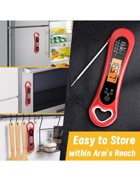 Termómetro Digital de Carne Biison D2 con Abrebotellas