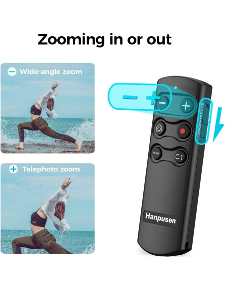 Control Remoto Inalámbrico Hanpusen RMT-P1BT para Cámara Sony