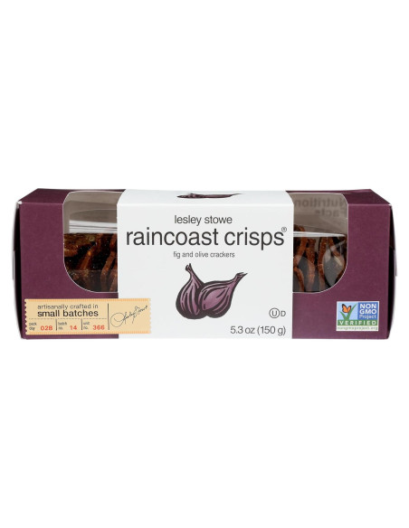 Crisps de Higo y Aceituna Lesley Stowe 150 g