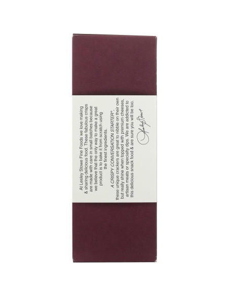 Crisps de Higo y Aceituna Lesley Stowe 150 g