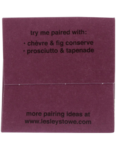 Crisps de Higo y Aceituna Lesley Stowe 150 g