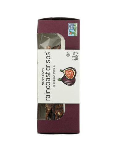 Crisps de Higo y Aceituna Lesley Stowe 150 g