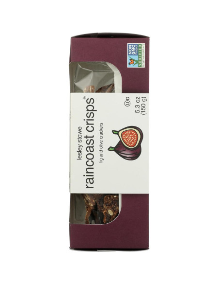 Crisps de Higo y Aceituna Lesley Stowe 150 g