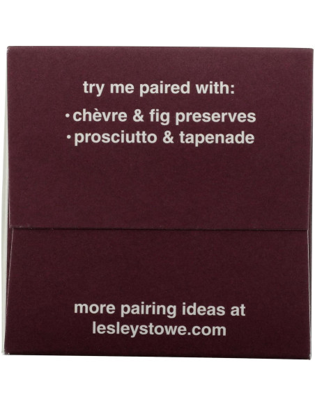 Crisps de Higo y Aceituna Lesley Stowe 150 g