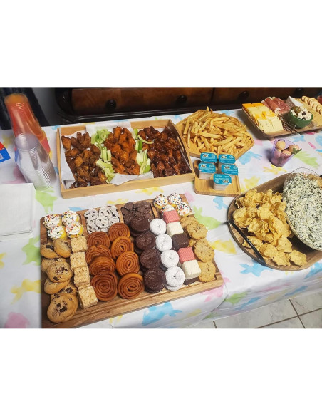 Set de Bandejas de Bambú PAFREWOG 3 Piezas 42x30cm