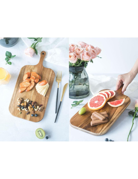 Tabla de Cortar de Madera Acacia BF BILL.F 38x19 cm Antideslizante
