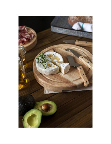 Juego de Tabla de Queso TOSCANA Picnic Time 25.9 cm