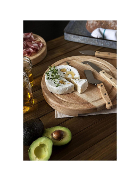 Juego de Tabla de Queso TOSCANA Picnic Time 25.9 cm