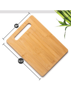 Tabla de Cortar de Bambúsi 32 x 23 cm Ecológica Natural 2