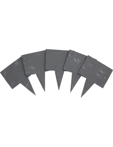 Etiquetas de Queso de Pizarra Juvale - 20 Piezas con Tizas