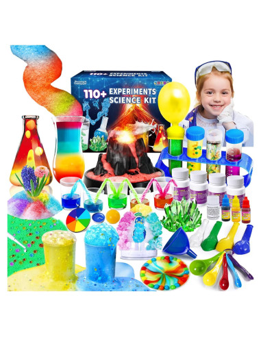 Kit de Experimentos Científicos JOPSHEEN 110+ Proyectos STEM