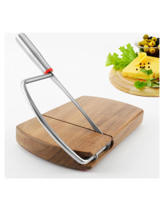 Cortador de Queso de Madera WGPG con Cuchilla Inoxidable