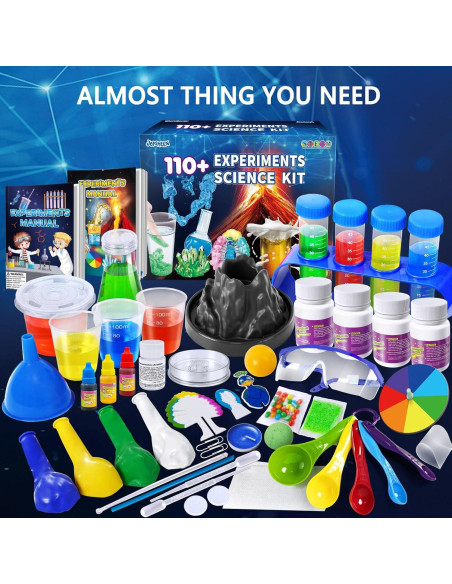 Kit de Experimentos Científicos JOPSHEEN 110+ Proyectos STEM Kit de Experimentos Científicos JOPSHEEN 110+ Proyectos STEM