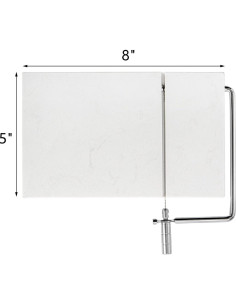 Cortador de Queso ZEAYEA de Mármol con 6 Cuerdas 20x12 cm 2