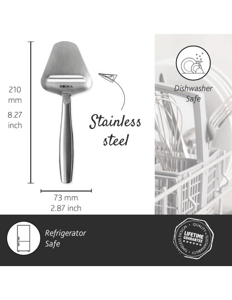 Cortador de Queso Multifuncional BOSKA Acero Inoxidable 22 cm