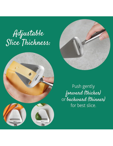 Cortador de Queso Multifuncional BOSKA Acero Inoxidable 22 cm