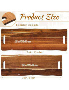 Tabla de Charcutería Plegable FoldTier 83,82 x 30,48 cm 2