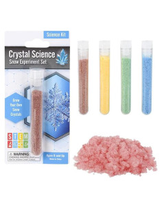 Set de 4 Tubos de Prueba de Cristales de Nieve ArtCreativity