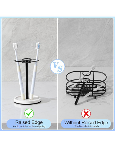Soporte para Cepillos de Dientes Luxspire Acero Inoxidable