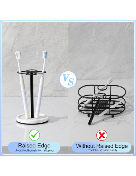 Soporte para Cepillos de Dientes Luxspire Acero Inoxidable