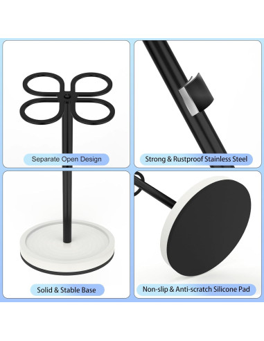 Soporte para Cepillos de Dientes Luxspire Acero Inoxidable