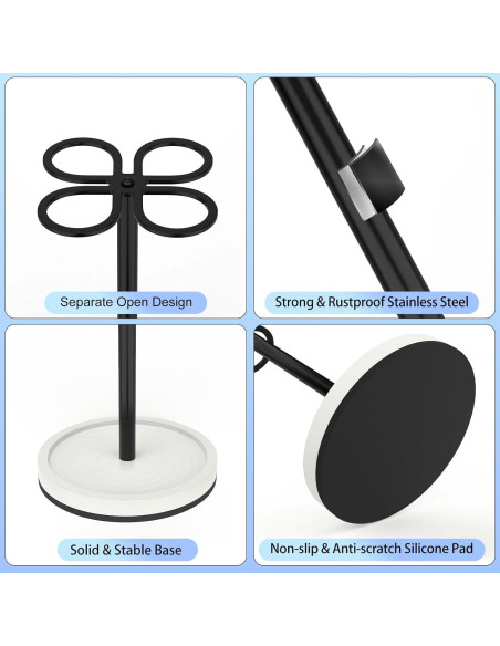 Soporte para Cepillos de Dientes Luxspire Acero Inoxidable