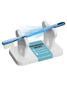 Soporte de Cepillos de Dientes Genérico HomeCaddy Blanco