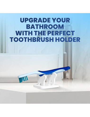Soporte de Cepillos de Dientes Genérico HomeCaddy Blanco