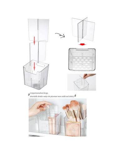 Juego de 2 Cestas Organizadoras Lae Nuvole 11x9x11.5cm