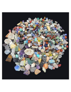 Set de 450 Piezas de Rocas y Cristales SeeuFun 1.25kg