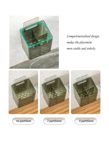 Juego de 2 Cestas Organizadoras Lae Nuvole 11x9x11.5cm