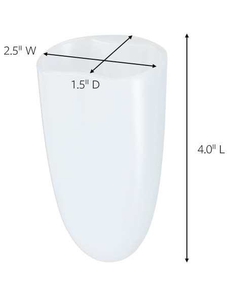Soporte para Afeitar Command, Transparente Esmerilado, 1 Soporte