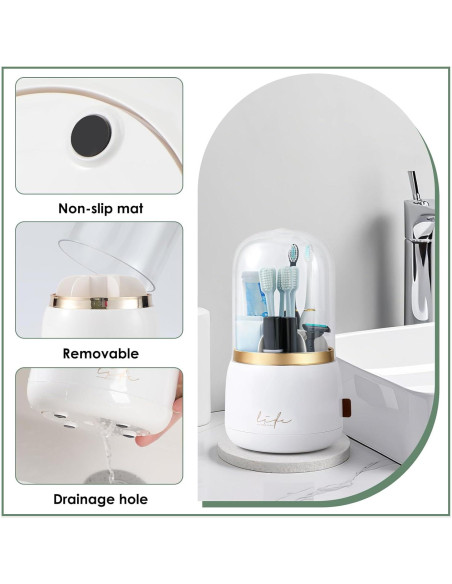 Soporte para Cepillos de Dientes Forest Angle Z55 7 Ranuras