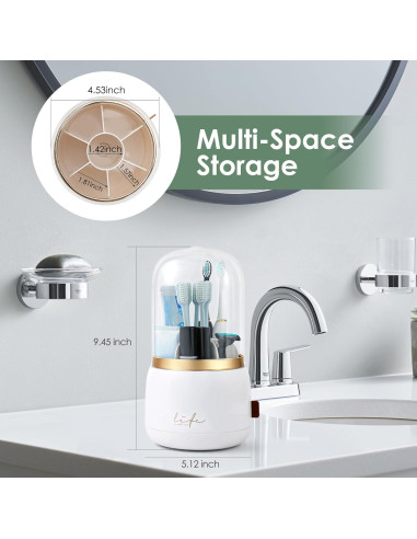 Soporte para Cepillos de Dientes Forest Angle Z55 7 Ranuras