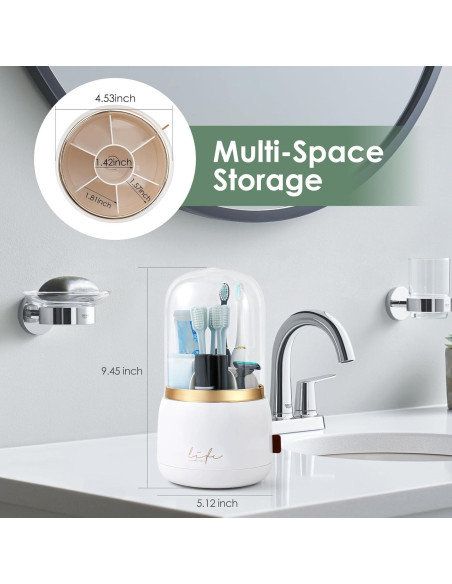 Soporte para Cepillos de Dientes Forest Angle Z55 7 Ranuras